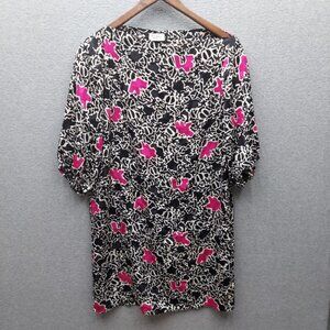 Murray Meisner Womens Black & Pink Animal Print Dress Made In USA